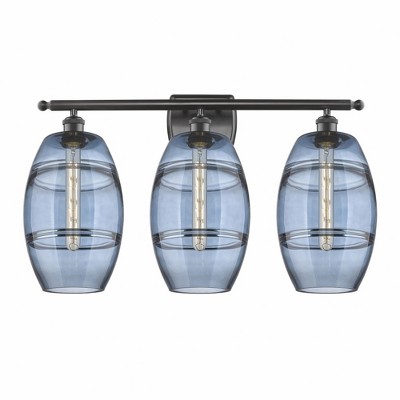 Vaz - 3 Light Bath Vanity In Industrial Style-10.88 Inches Tall and 28 Inches Wide