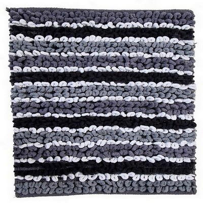 Bath Rug Cotton Non-Skid Backing Multicolor Pebble Stone - On Sale