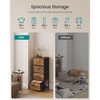 4-Drawer Fabric Dresser with Steel Frame, 66 lb Top Load Chest of Drawers, Multi-Use Storage Organizer, Rustic Brown and Ink Black - 2 of 4