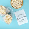 Big Dot of Happiness Simple Script Thank You White Paper Treat Bags, Wedding or Birthday Party Individual Greaseproof Paper Sandwich Bags - 25 Count - 3 of 4