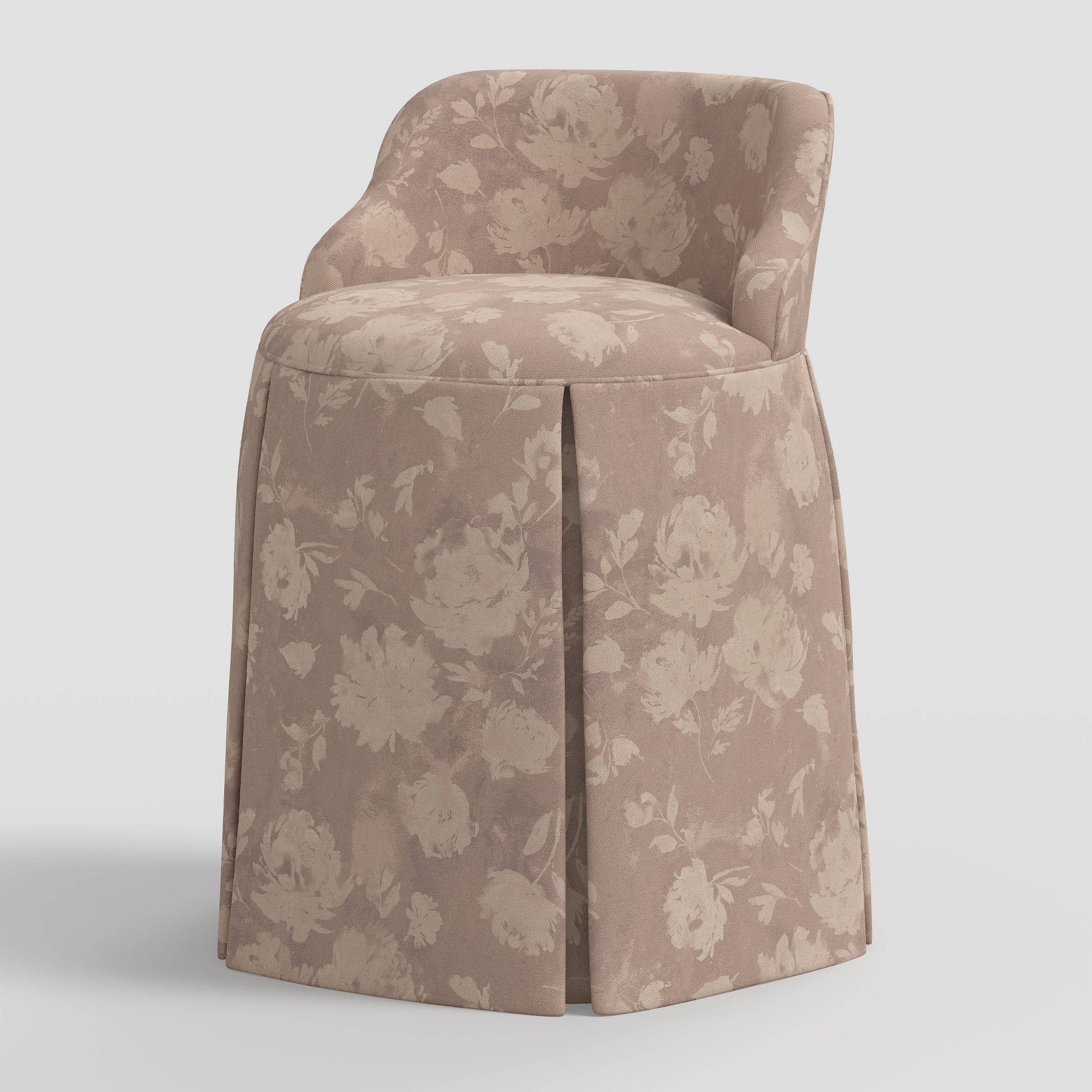 Uptown Vanity Stool Pink Floral - Threshold™