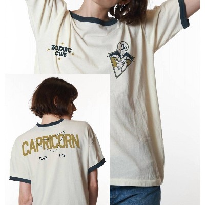 Women's Zodiac Ringer Tee - Girl Dangerous
