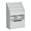 NicBex Kids 5-Shelf Bookcase with Storage Drawer Montessori Toy Organizer Playroom Storage System with Anti-Tip Anchors - 3 of 4