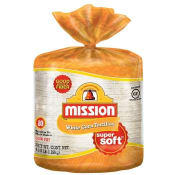 Mission Gluten Free Super Soft White Corn Tortillas - 4lbs/80ct
