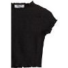 Women's Textured Short Sleeve Crop Top - HYFVE - 3 of 3