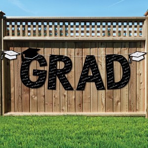 Big Dot of Happiness Graduation Cheers - Large Graduation Party Decorations - GRAD - Outdoor Letter Banner - 1 of 4