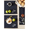 Design Imports Bon Appetit Denim Embroidered Placemat Set/4 - 2 of 4