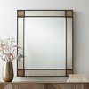 Uttermost Rectangular Vanity Wall Mirror Vintage Industrial Beveled Antique Mirrored Matte Dark Bronze Frame 32" Wide for Bathroom Bedroom Living Room - 2 of 4