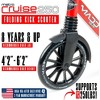 Kick Scooter with Suspension for Adults and Teens – Big 200mm Wheels – Folding Lightweight Frame – Adjustable Handlebar – Madd Gear Metro Cruise 250 - 2 of 4