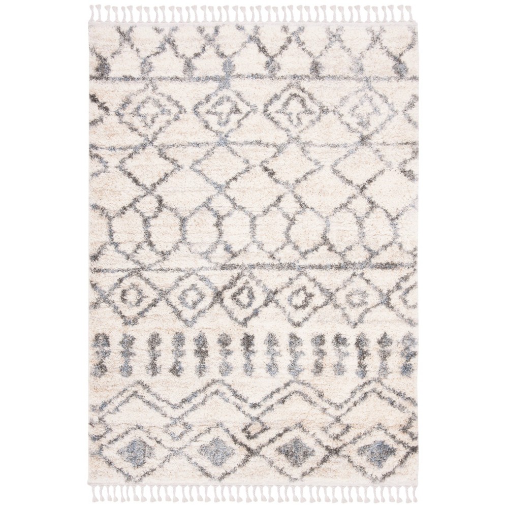 9'x12' Annemarie Rug Cream/Gray - Safavieh