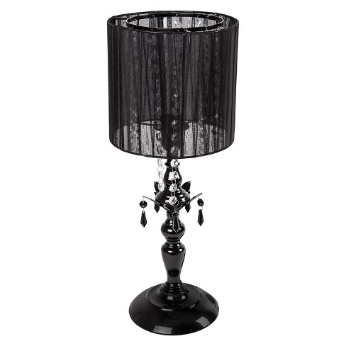 Black Chandelier Table Lamp