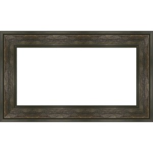 Amanti Art Rail Rustic Char Framed Dry Erase Magnetic Board - 1 of 4