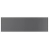 vidaXL Bookshelf Boards 8 pcs High Gloss Gray 39.4 in.x11.8 in.x0.6 in. Engineered Wood - 4 of 4