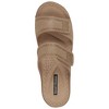 GC Shoes Rea Velcro Double Band Embellished Comfort Slide Wedge Sandals - 4 of 4