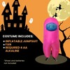 Amongst Us Imposter Sus Crewmate Inflatable Adult Costume Pink | Standard - image 4 of 4