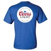 Mens Coors Light Mountain Pocket Logo with Rear Logo Print T-Shirt - 2 of 4