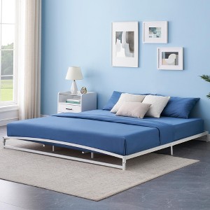 Garvee Metal Bed Frame, Low Profile Platform w/Steel Slats, No Box Spring Needed, Easy Assembly - 1 of 4