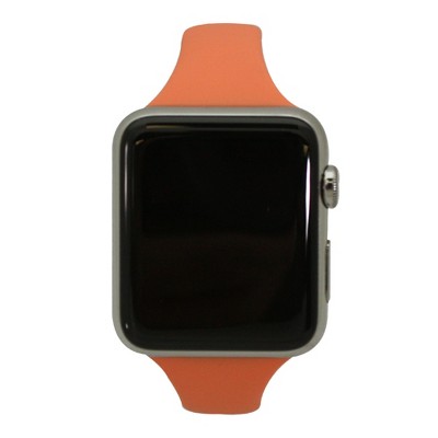 Olivia Pratt Solid Color Slim Style Apple Watch Band - Coral, 42mm : Target