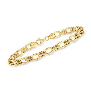 Ross-Simons 10kt Yellow Gold Oval-Link Bracelet - 1 of 3