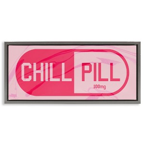 Stupell Industries Chill Pill Modern Pop, 25" x 11" - 1 of 4