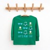 The Juniper Shop Let's Par Tee Sunglasses Toddler Long Sleeve Tee - 2 of 3