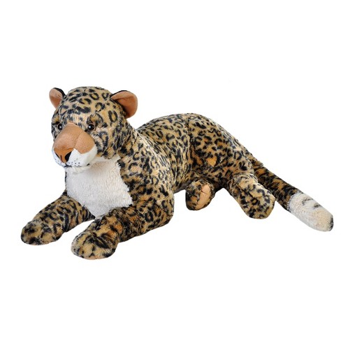 Wild Republic Cuddlekins Jumbo Leopard Stuffed Animal, 30 Inches : Target