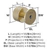 Amerock Balata Round Knob for Cabinets, Drawers, and Furniture - 3 of 4