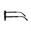 Anna-Kaci Unisex Geometric Square Sunglasses with Metal Frame and Industrial Side Bar Detailing - 3 of 3