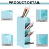 Unique Bargains PVC Space Saving 5 Slots Design Marker Organizers 3.6" x 8.1" 2 Pcs - 3 of 4