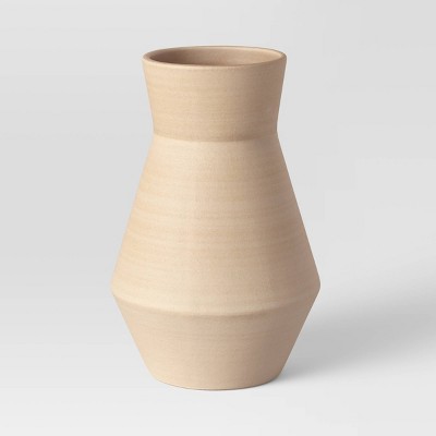 Large Sandy Modern Vase - Threshold™