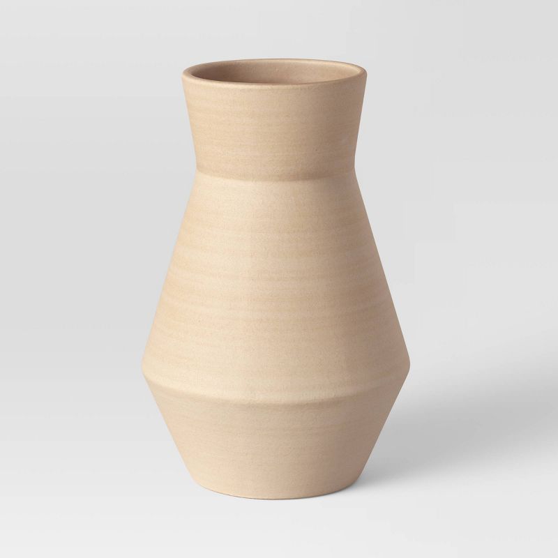 Large Sandy Modern Vase - Threshold&#8482;, 1 of 4