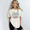 Simply Sage Market Women's Bunny Babe Colorful Ears Short Sleeve Garment Dyed Tee - 2 of 2