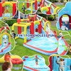 JUJABU 7-in-1 Inflatable Slide Water Park with Splash Pool, Climbing Wall, Water Gun, Bounce House, Soccer, Basketball & Football Games - 4 of 4