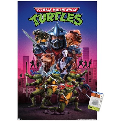 Trends International Teenage Mutant Ninja Turtles: Mutant Mayhem - Group  Unframed Wall Poster Print Clear Push Pins Bundle 14.725 X 22.375 : Target