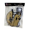 NFL New Orleans Saints 2pk Logo and Helmet Garden Stake Set - 4 of 4