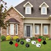 Big Dot of Happiness Las Vegas - Card Suits and Dice Lawn Decorations - Outdoor Casino Themed Yard Decorations - 10 Piece - 2 of 4