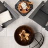 Wood and Metal Tray - Hearth & Hand™ with Magnolia: Farmhouse Style, Iron Handles, Decor Platter - 3 of 3