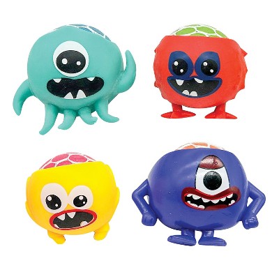 Geddes Monster Brain Mesh Stress Balls - 12 per display