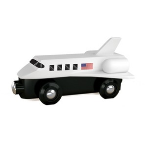 MasterPieces Space Shuttle Wooden Toy Train Engine For Kids - 1 of 4