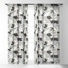 Evamatise Leopards And Palms Rainbow Single Panel Sheer Window Curtain - Deny Designs - image 2 of 4