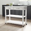Granite Top Kitchen Prep Cart - Crosley - 2 of 4