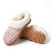 Dearfoams Women's Nyla Felted Plaid Moccasin Toe Clog House Shoe Slipper - 3 of 4
