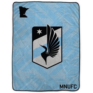 MLS Minnesota United FC Tech Crest Ultra Cozy Throw Blanket - 1 of 3
