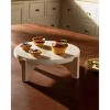 Mela Artisans Handcrafted Marble & Wood Cake Stands-Elegant Dessert and Serving Display - 2 of 4