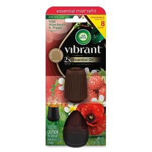 Air Wick Vibrant Essential Mist Refill - Wild Strawberry & Poppy - 0.67 fl oz - 1 of 4