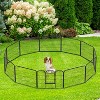 BestMassage Dog Playpen 24/32/40 Inch Heavy Duty Playpen Pen Dog Fence Dog Kennel with Doors Indoor Outdoor Pet Exercise Pen Puppy Playpen - 2 of 4
