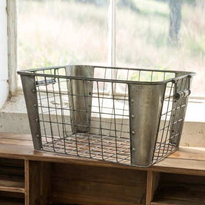 Park Hill Collection Metal Mail Basket