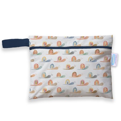 Image of Thirsties | Mini Wet Bag Pack of 1 - Rainbow Snail Multicolored, One Size