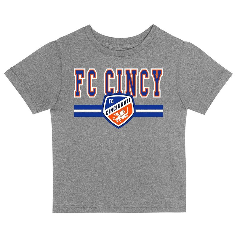 MLS FC Cincinnati Boys&#39; Gray Poly T-Shirt, 1 of 2