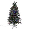 Kurt S. Adler 5' Pre-Lit Instant Connect Dual-Color LED Flocked Breckenridge Tree - 3 of 4